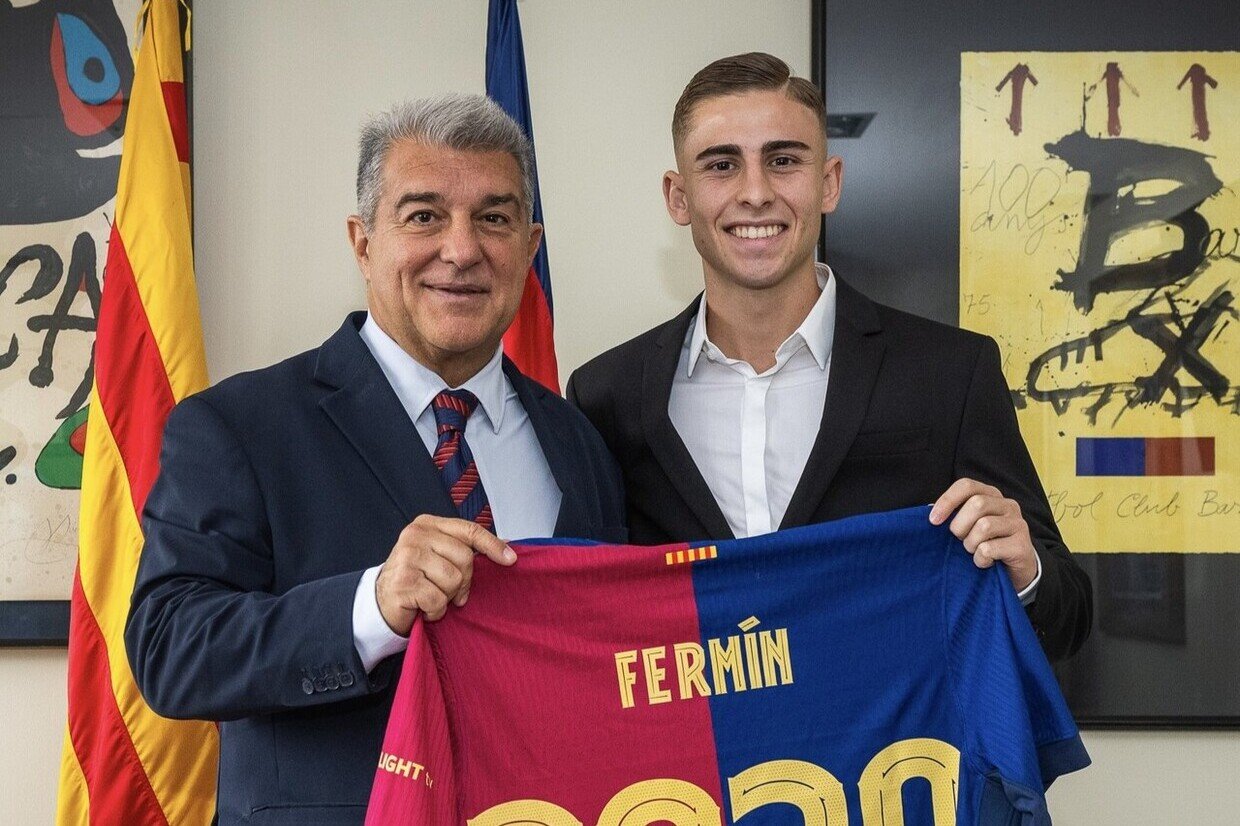 FC Barcelona: Fermín renova e cláusula aumenta para 500 milhões