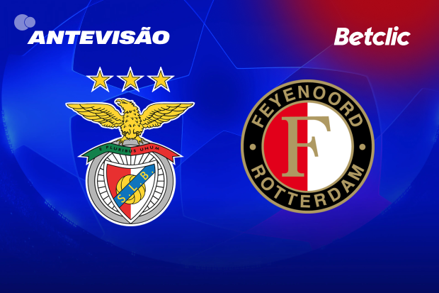 Benfica x Feyenoord: antevisão, ausências e onzes prováveis