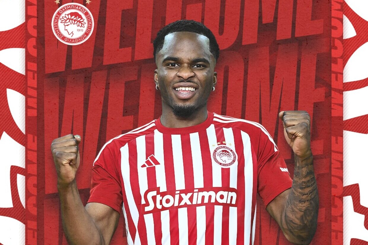 Nelson Abbey é jogador do Olympiacos