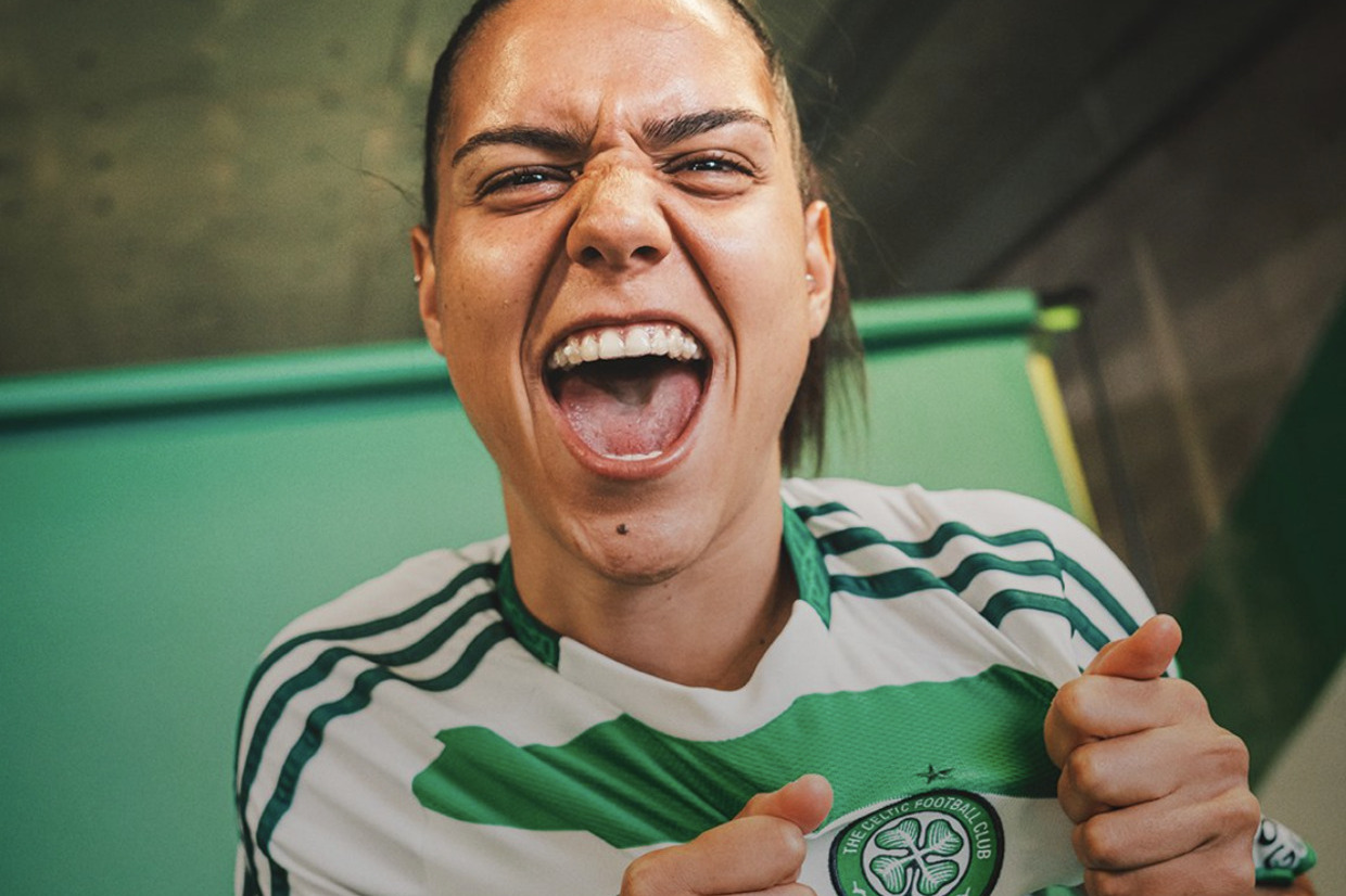 Bruna Lourenço marca na estreia oficial pelo Celtic (numa goleada por 9-0!)