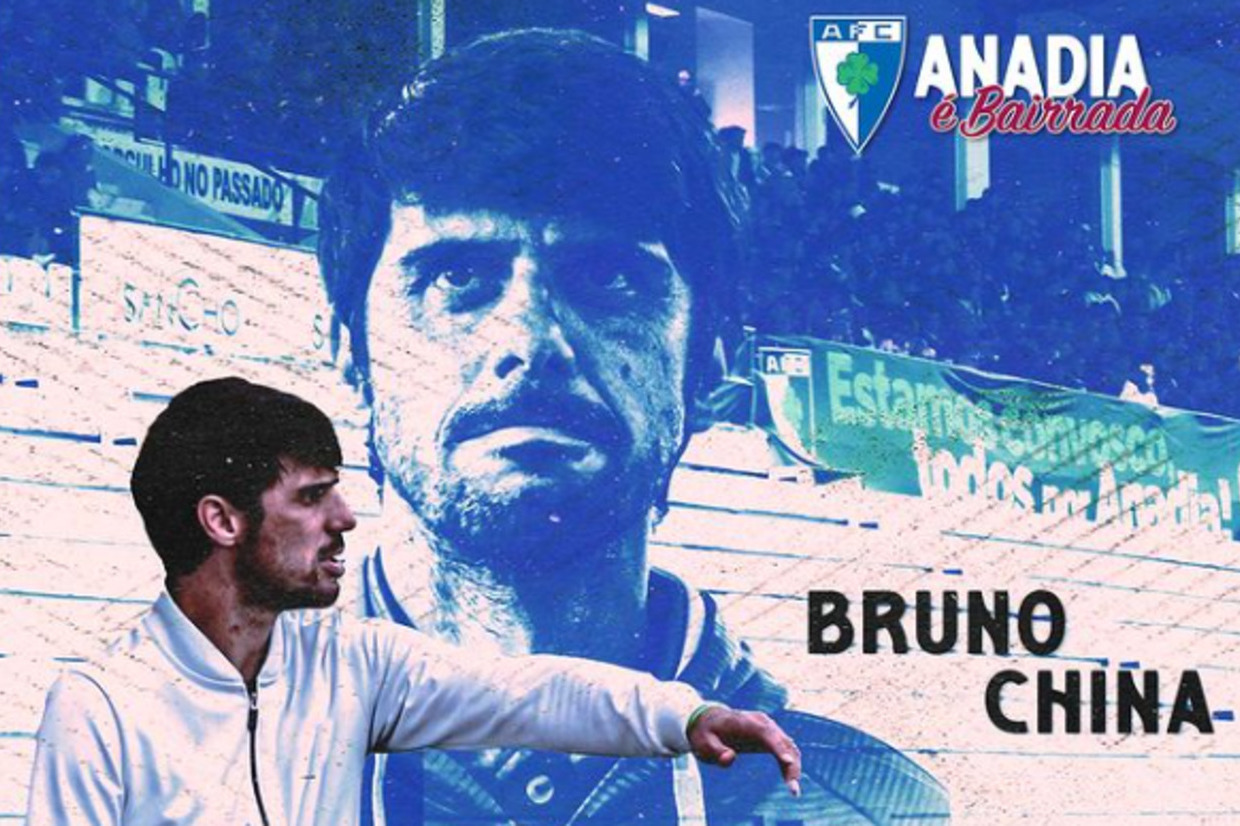 Bruno China é o novo técnico do Anadia FC