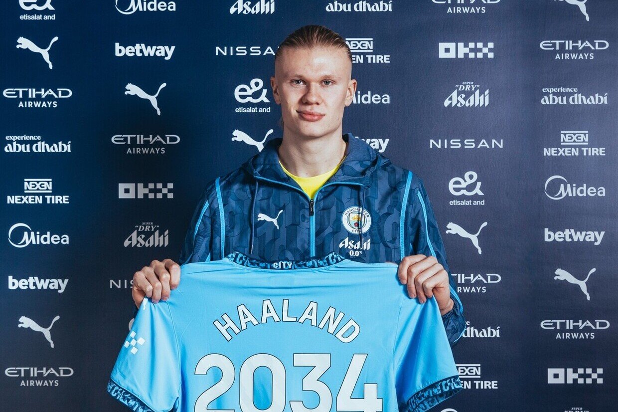 Haaland renova com o Man. City até 2034!