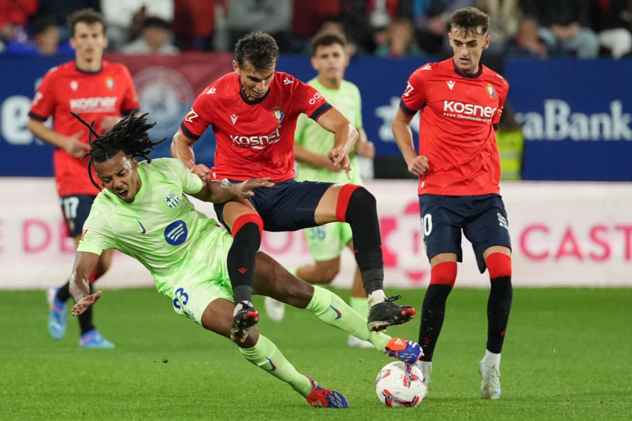 Terminou-se a invencibilidade: Osasuna impõe pesada derrota ao Barcelona