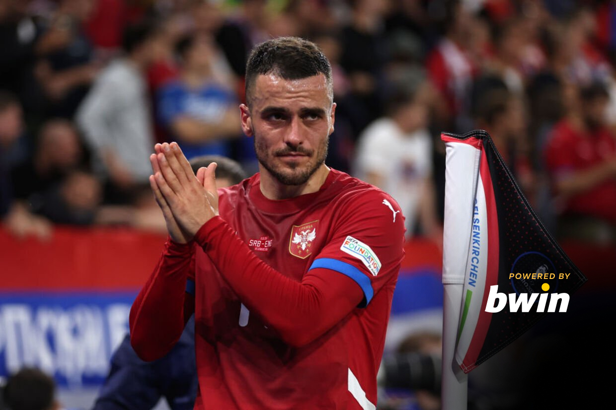 Kostic desfalca Sérvia para o resto do Euro