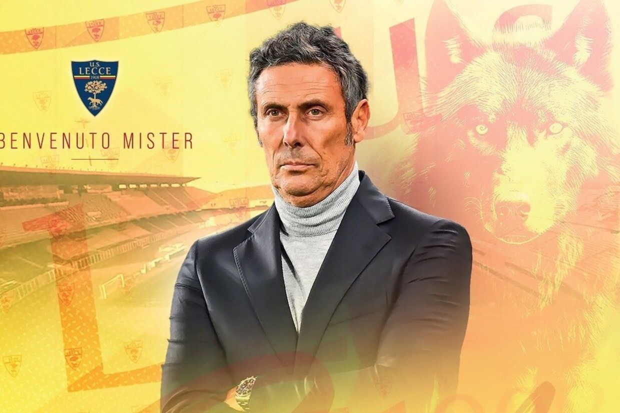 OFICIAL| Lecce anuncia novo treinador, após cabeçada de Roberto D´Aversa