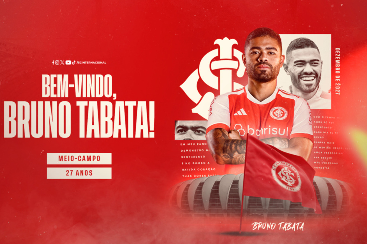 OFICIAL | Bruno Tabata deixa Palmeiras e segue para o Internacional