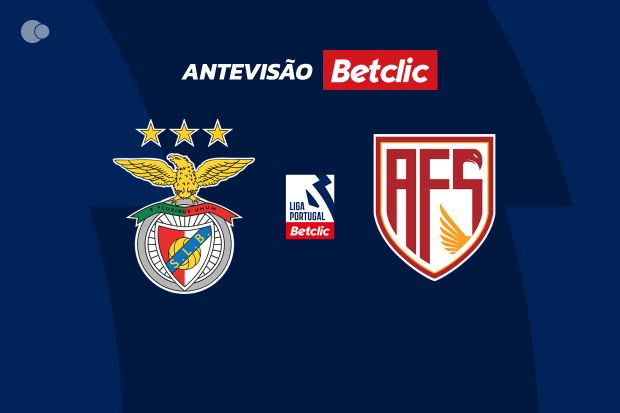 Benfica x AFS: antevisão, ausências e onzes prováveis
