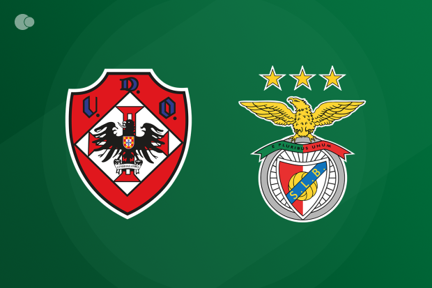 UD Oliveirense 1-0 Benfica ao minuto