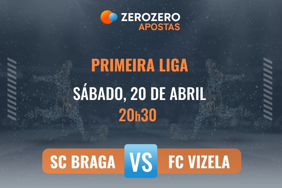 Odds e prognstico SC Braga vs Vizela  20/04/2024  Primeira Liga