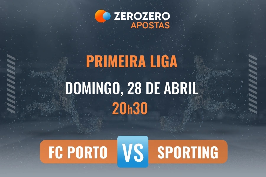 Odds e prognstico FC Porto vs Sporting  28/04/2024  Primeira Liga