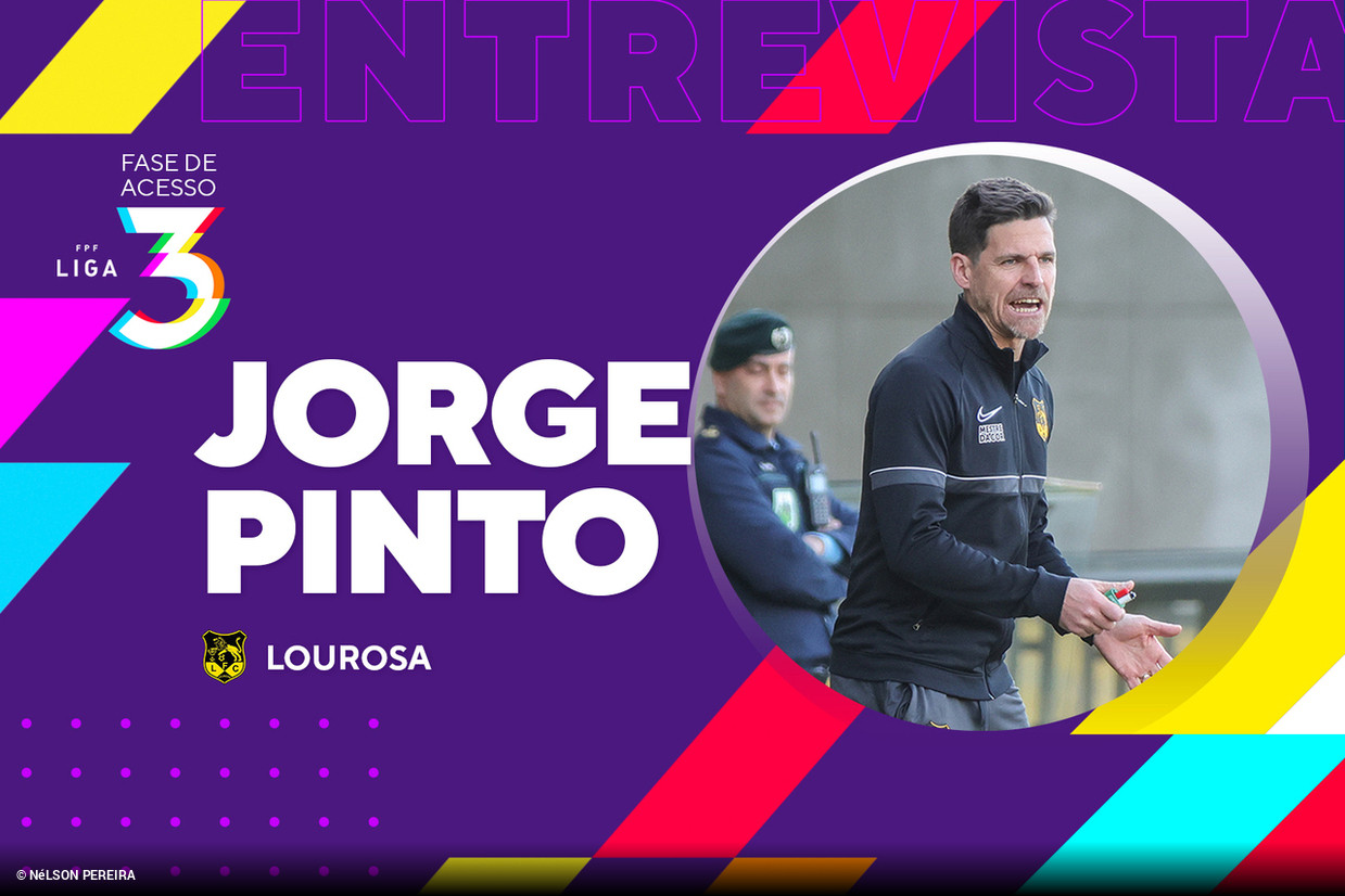 Jorge Pinto, Lourosa: «Andamos a jogar finais há 14 jogos, agora